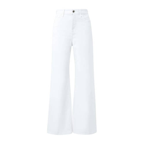 s.Oliver high waist wide leg jeans wit afbeelding