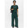 OBJECT wide leg regular waist casual broek donkergroen