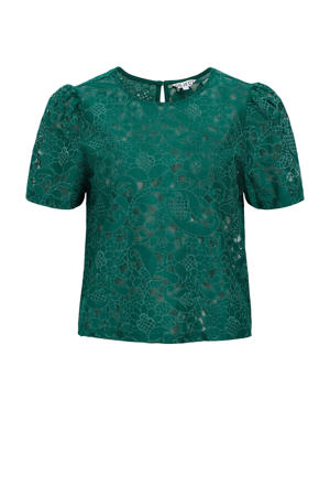 blousetop donkergroen