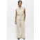 OBJECT gilet met linnen zand