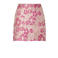 PIECES gebloemde korte rok roze
