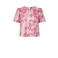 PIECES gebloemde top roze