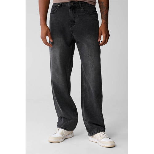 Shoeby baggy jeans L34 grijs afbeelding