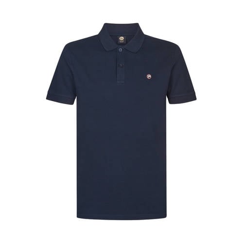 Petrol Industries regular polo donkerblauw afbeelding