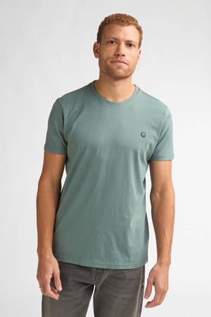regular T-shirt grijsgroen
