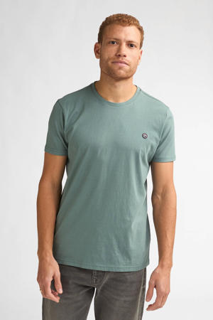regular T-shirt grijsgroen