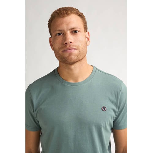 Petrol Industries regular T-shirt grijsgroen afbeelding