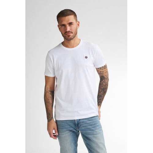 Petrol Industries regular T-shirt wit afbeelding