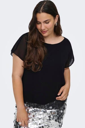 blousetop zwart
