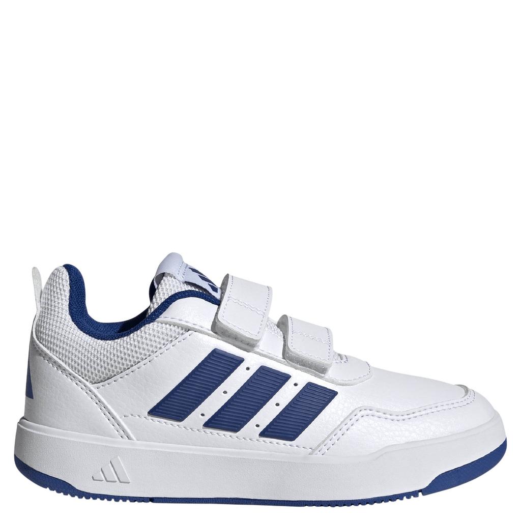 Wit en kobaltblauwe jongens en meisjes adidas Sportswear Tensaur Sport 3.0 sneakers van imitatieleer/voering: mesh/voetbed: eva met klittenband