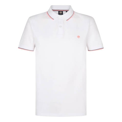 Petrol Industries regular polo wit afbeelding