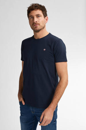 regular T-shirt donkerblauw