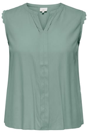 mouwloze top