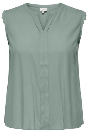 mouwloze top