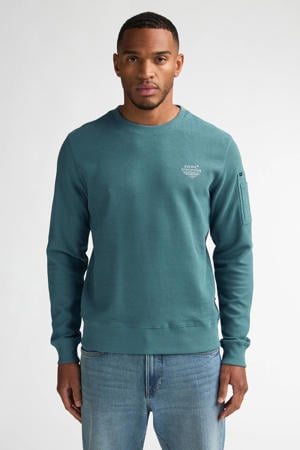 sweater met textuur groen
