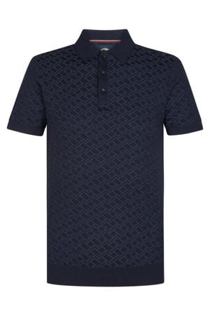 regular polo donkerblauw