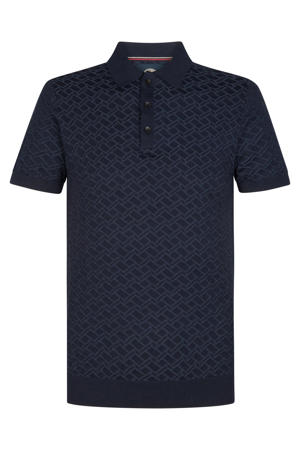 regular polo donkerblauw