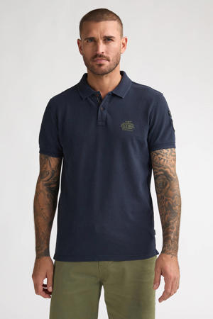 regular polo donkerblauw