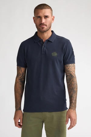 regular polo donkerblauw