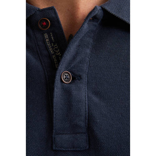 Petrol Industries regular polo donkerblauw afbeelding