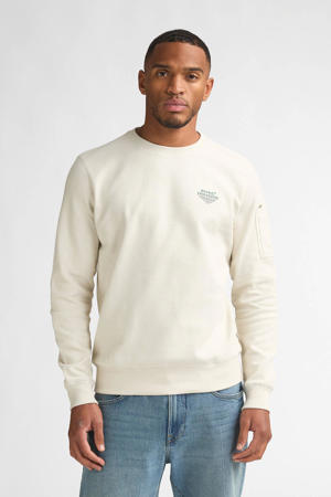 sweater met textuur wit