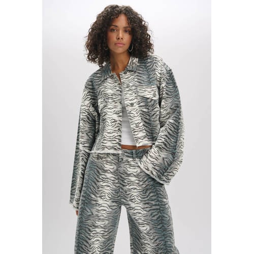 Refined Department denim spijkerjas grijs afbeelding