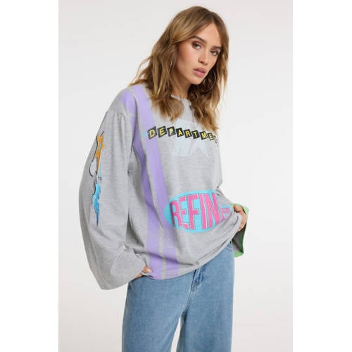 Refined Department T-shirt grijs afbeelding