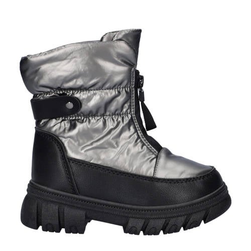 Snow Fun snowboots zilver/zwart afbeelding