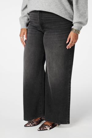 wide leg jeans zwart