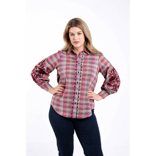 Paprika geruit blouse multi afbeelding
