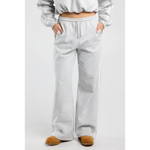 America Today wide leg regular waist casual broek grijs afbeelding