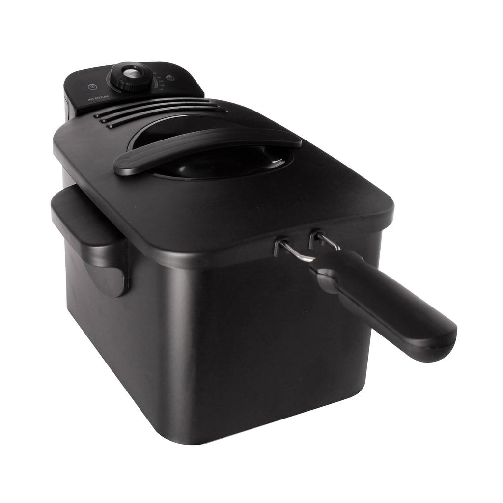 Inventum frituurpan - GF431B - 3 liter inhoud - RVS/Zwart