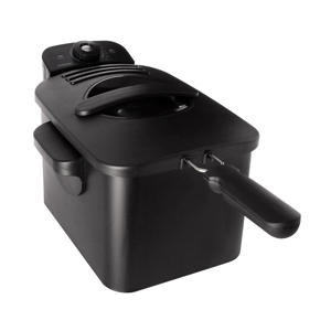 frituurpan - GF431B - 3 liter inhoud - RVS/Zwart