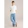 WE Fashion regular T-shirt fijn gebreid wit