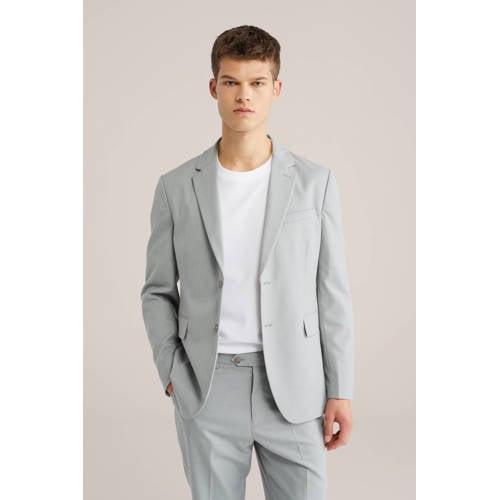 WE Fashion colbert grijsblauw afbeelding