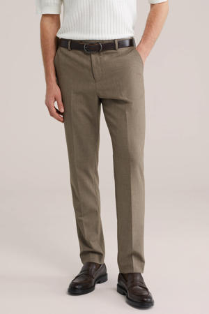 slim pantalon bruin