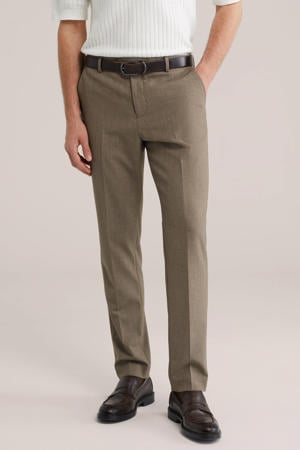 slim pantalon bruin