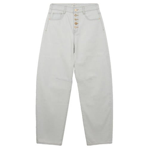 Shoeby high waist barrel jeans ecru afbeelding