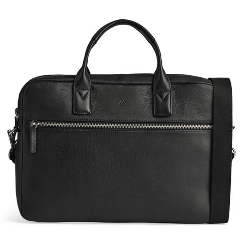 Markberg 14 leren laptoptas KingstonMBG zwart afbeelding