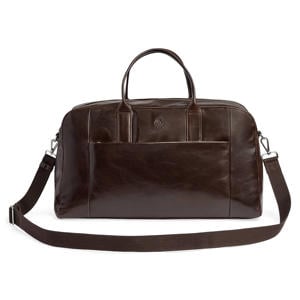 leren reistas LouisMBG 30L bruin