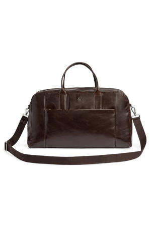 leren reistas LouisMBG 30L bruin