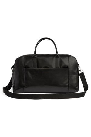 leren reistas LouisMBG 30L zwart