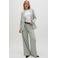 comma straight regular waist pantalon grijsgroen