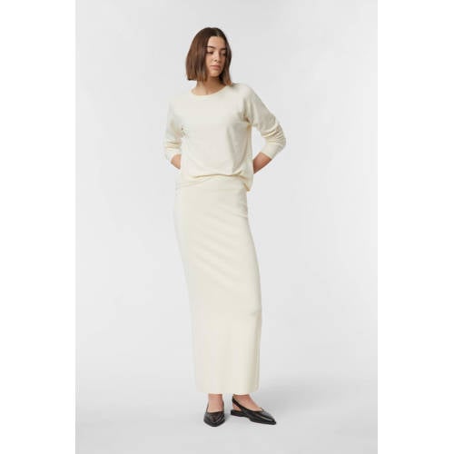 comma maxi rok ecru afbeelding