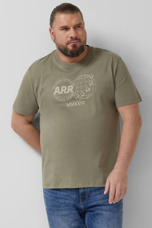 regular T-shirt Plus Size groen