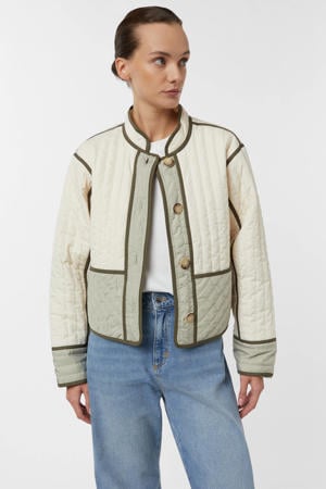 padded jasje beige