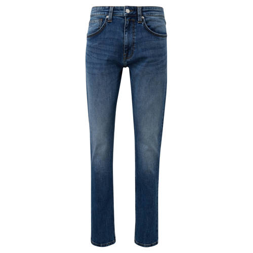 s.Oliver Big Size straight leg jeans dark blue denim afbeelding