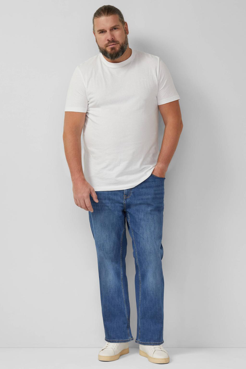 s.Oliver Big Size straight leg jeans blauw