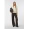 comma gestreepte pullover beige