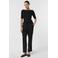 comma straight regular waist casual broek zwart